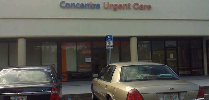 Concentra Westside urgent care center in Jacksonville, Florida.