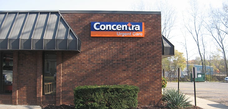 Concentra Kentwood urgent care center in Grand Rapids, Michigan.