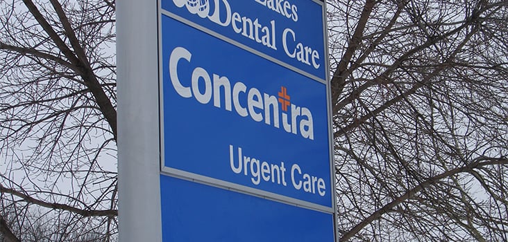 Concentra Alpine urgent care center in Grand Rapids, Michigan.