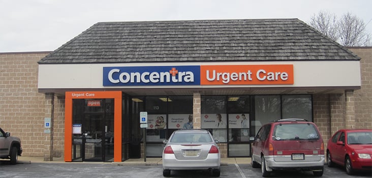 Concentra Lancaster urgent care center in Lancaster, Pennsylvania.