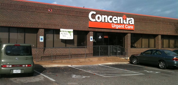 Concentra Airport Memphis urgent care center in Memphis, Tennessee.