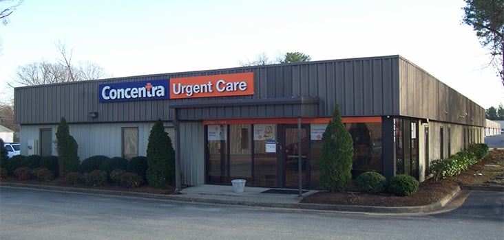 Concentra Richmond South urgent care center in Richmond, Virginia.