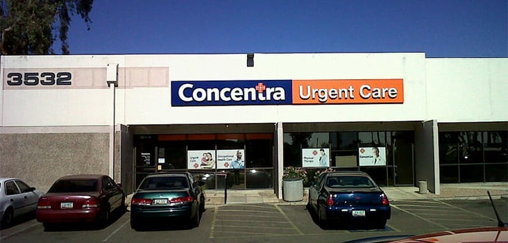 Concentra West - 35th and Thomas urgent care center in Phoenix, Arizona.