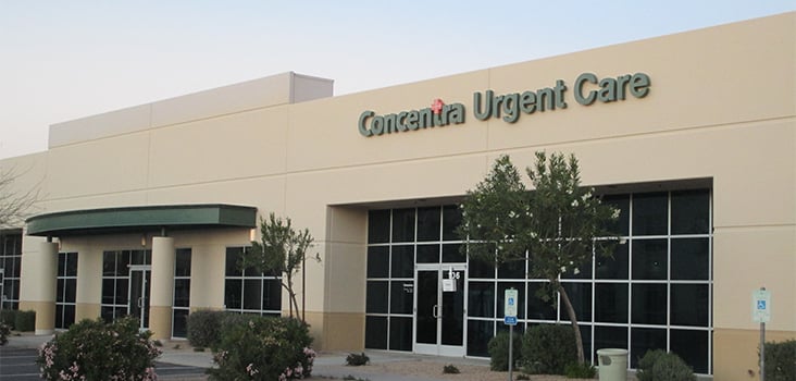 Concentra East Mesa urgent care center in Mesa, Arizona.