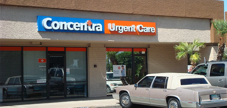 Concentra Mesa urgent care center in Mesa, Arizona.