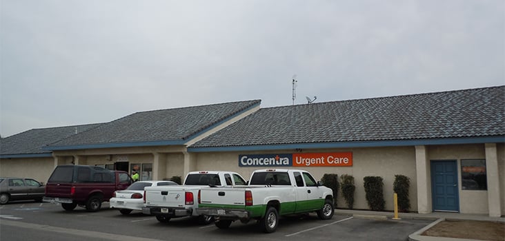 Concentra Fresno Jensen urgent care center in Fresno, California.