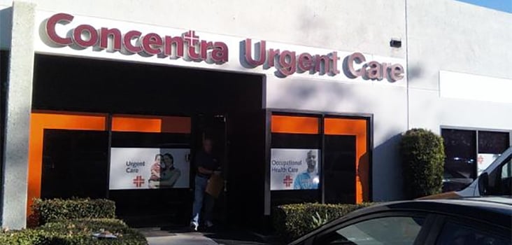 Concentra Ontario urgent care center in Ontario, California.
