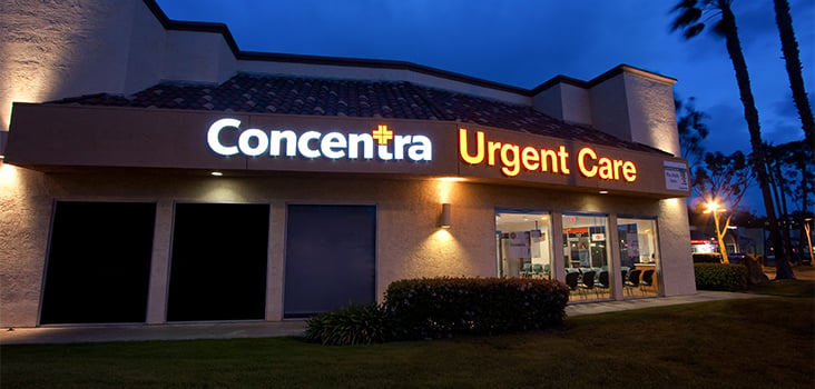 Concentra San Marcos urgent care center in San Marcos, California.