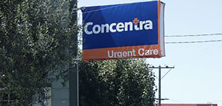 Concentra Potrero Hill urgent care center in San Francisco, California.