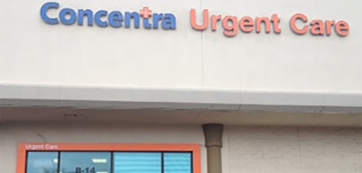 Concentra Thornton urgent care center in Thornton , Colorado.