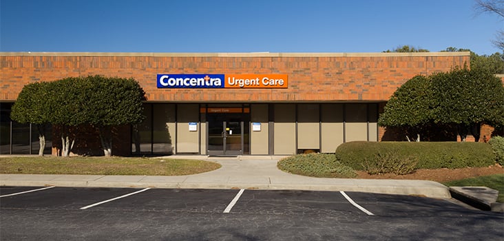 Concentra Norcross Jimmy Carter urgent care center in Norcross, Georgia.