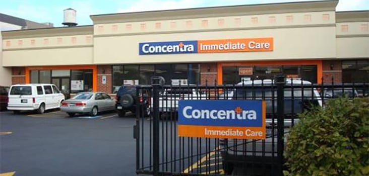 Concentra West Loop urgent care center in Chicago, Illinois.