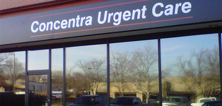 Concentra Lenexa urgent care center in Lenexa, Kansas.