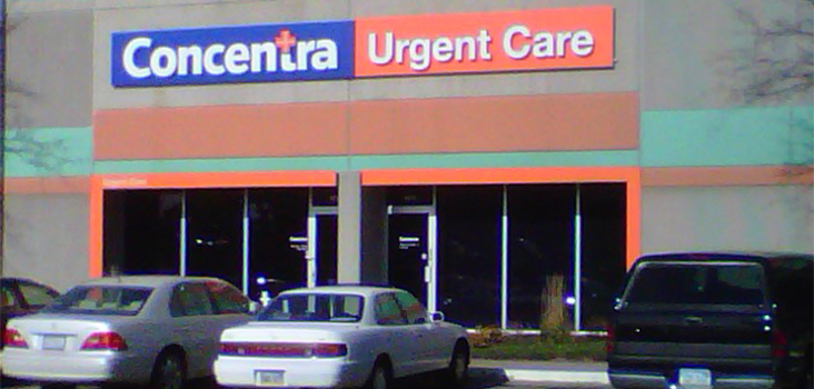 Concentra Kansas Avenue urgent care center in Kansas City, Kansas.