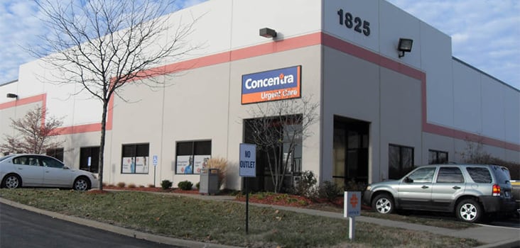 Concentra CVG Airport/Mineola Pike  urgent care center in Erlanger, Kentucky.