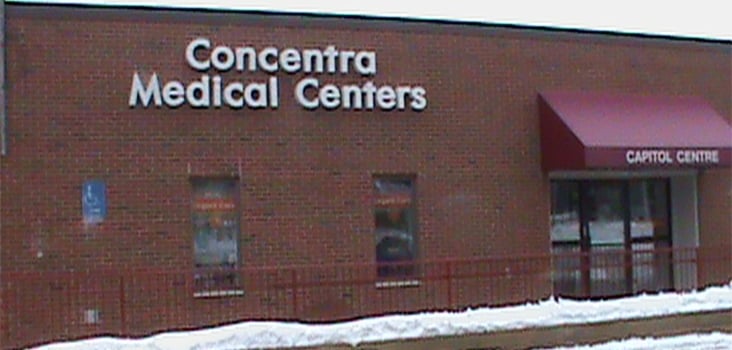 Concentra Augusta urgent care center in Augusta, Maine.