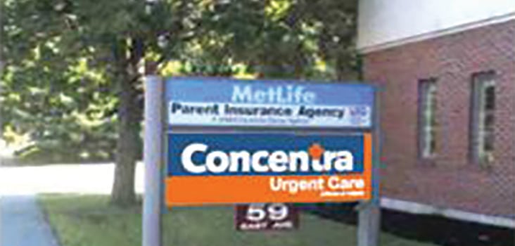 Concentra Lewiston urgent care center in Lewiston, Maine.