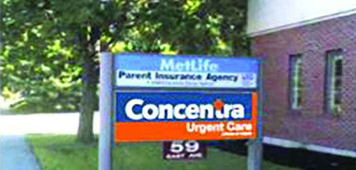 Concentra Lewiston urgent care center in Lewiston, Maine.