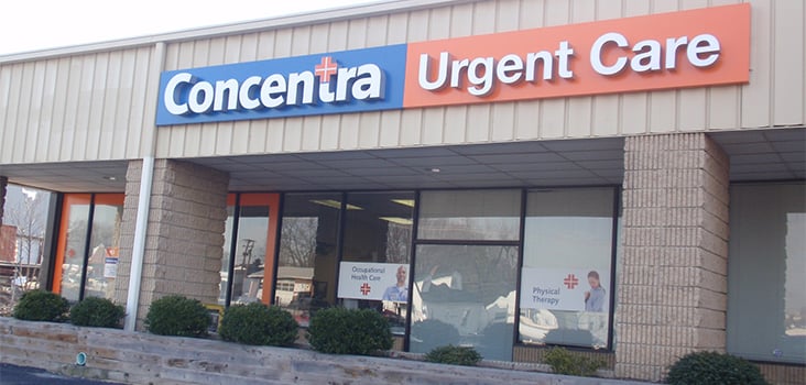 Concentra Rosedale urgent care center in Baltimore, Maryland.