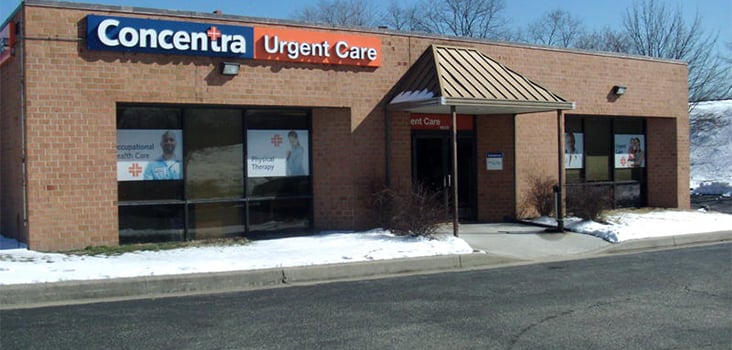 Concentra Dundalk urgent care center in Baltimore, Maryland.