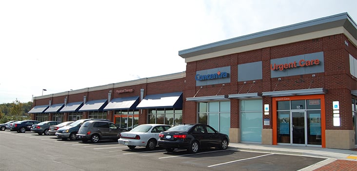Concentra Steeplechase urgent care center in Capitol Heights, Maryland.