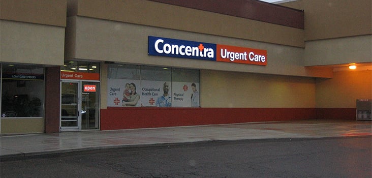 Concentra Pontiac urgent care center in Pontiac, Michigan.