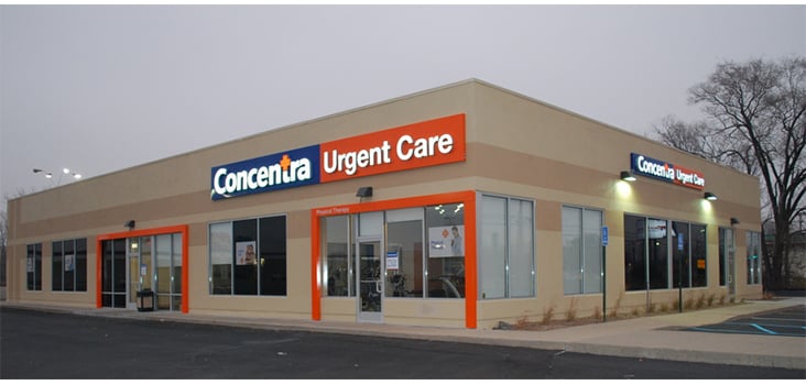 Concentra Woodhaven urgent care center in Woodhaven, Michigan.