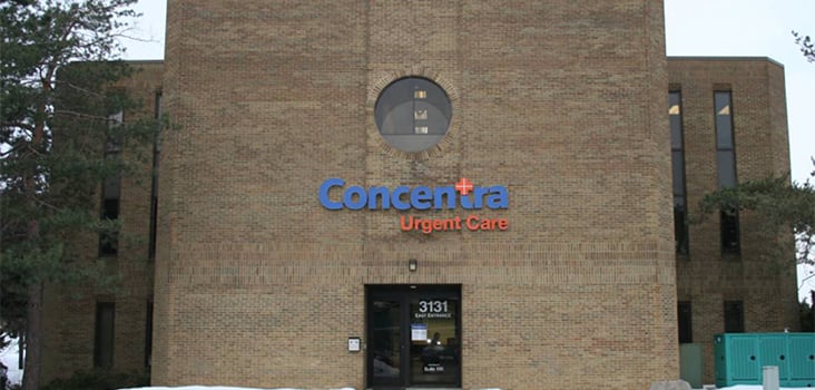 Concentra Ann Arbor urgent care center in Ann Arbor, Michigan.