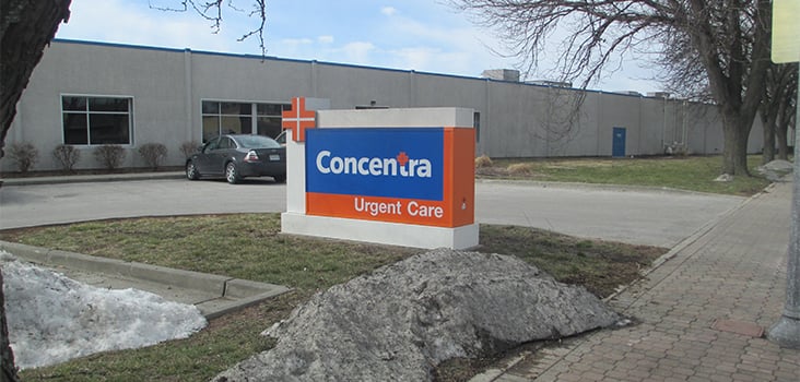 Concentra Executive Park urgent care center in Kansas City, Missouri.