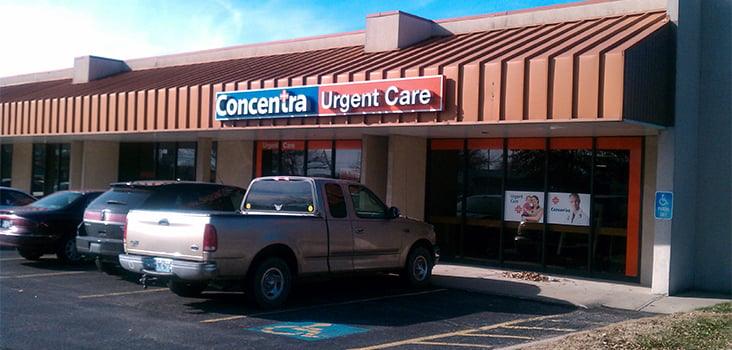 Concentra Grandview urgent care center in Grandview, Missouri.
