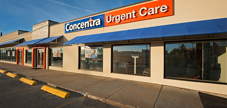 Concentra Manchester urgent care center in Manchester, New Hampshire.
