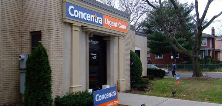 Concentra Clifton urgent care center in Clifton, New Jersey.