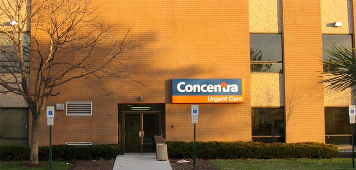 Concentra Secaucus urgent care center in Secaucus, New Jersey.
