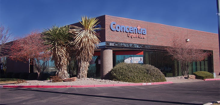 Concentra Albuquerque Singer urgent care center in Albuquerque, New Mexico.