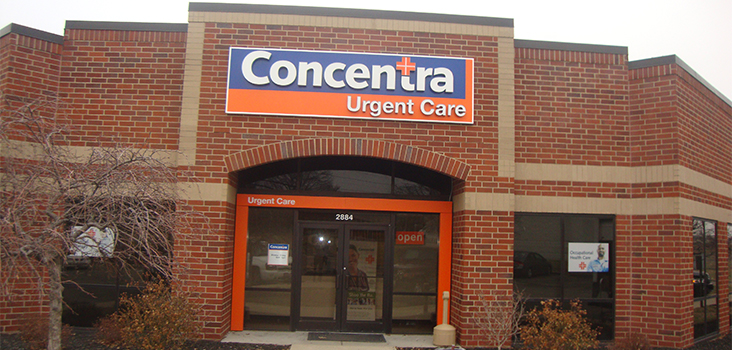 Concentra Sharonville urgent care center in Cincinnati, Ohio.