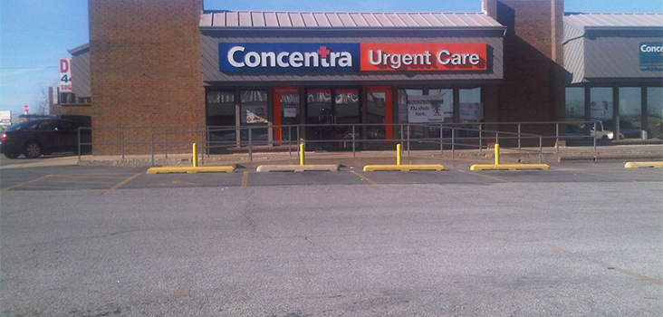 Concentra Town West urgent care center in Tulsa, Oklahoma.