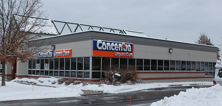 Concentra Mechanicsburg urgent care center in Mechanicsburg, Pennsylvania.