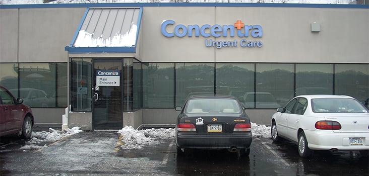 Concentra West End urgent care center in Pittsburgh, Pennsylvania.