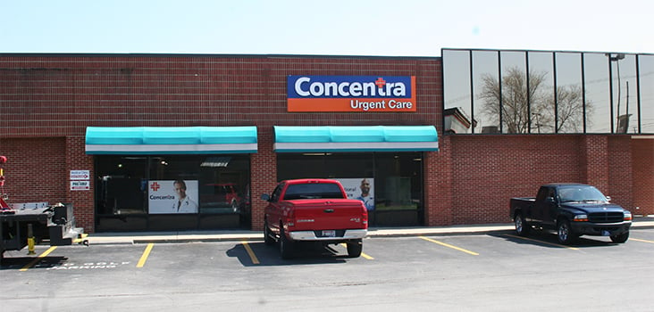 Concentra Rivergate urgent care center in Madison, Tennessee.