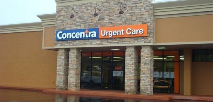 Concentra Murfreesboro urgent care center in Murfreesboro, Tennessee.