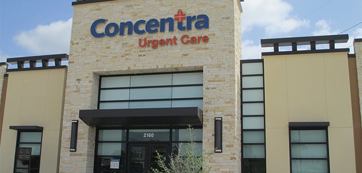 Concentra Arlington North urgent care center in Arlington, Texas.