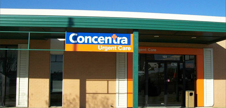 Concentra Garland urgent care center in Garland, Texas.
