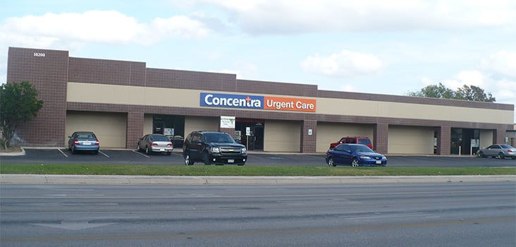 Concentra Airport San Antonio urgent care center in San Antonio, Texas.