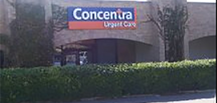 Concentra Amarillo urgent care center in Amarillo, Texas.