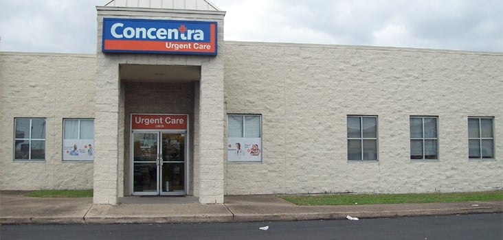 Concentra Houston I-10 East urgent care center in Houston, Texas.