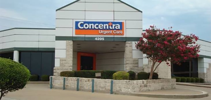 Concentra Waco urgent care center in Waco, Texas.
