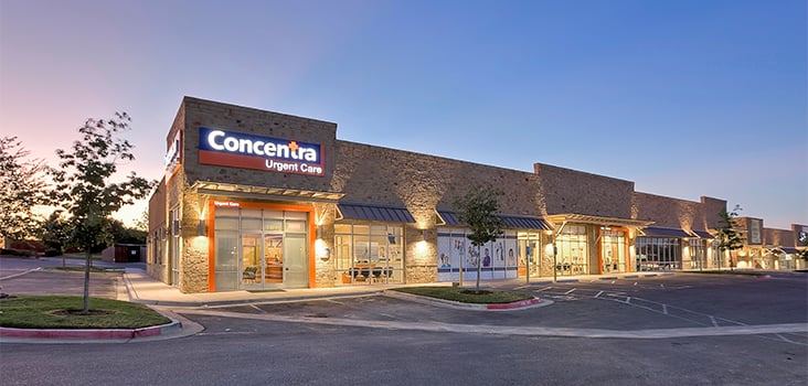 Concentra Austin IH-35 South urgent care center in Austin, Texas.