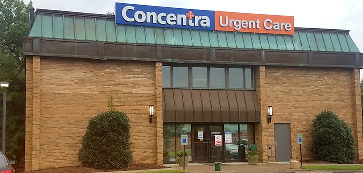 Concentra Fern Valley urgent care center in Louisville, Kentucky.