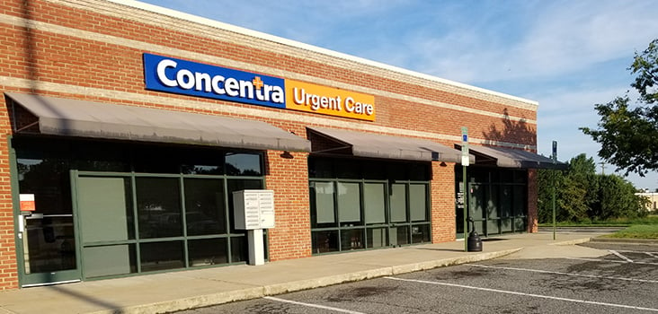 Concentra Greensboro urgent care center in Greensboro, North Carolina.