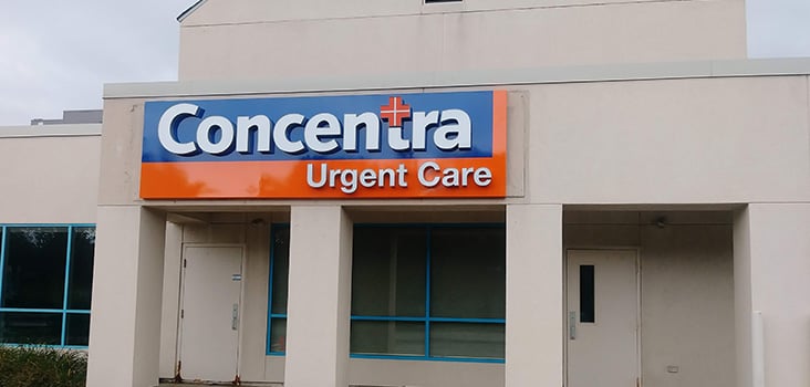 Concentra Erie urgent care center in Erie, Pennsylvania.